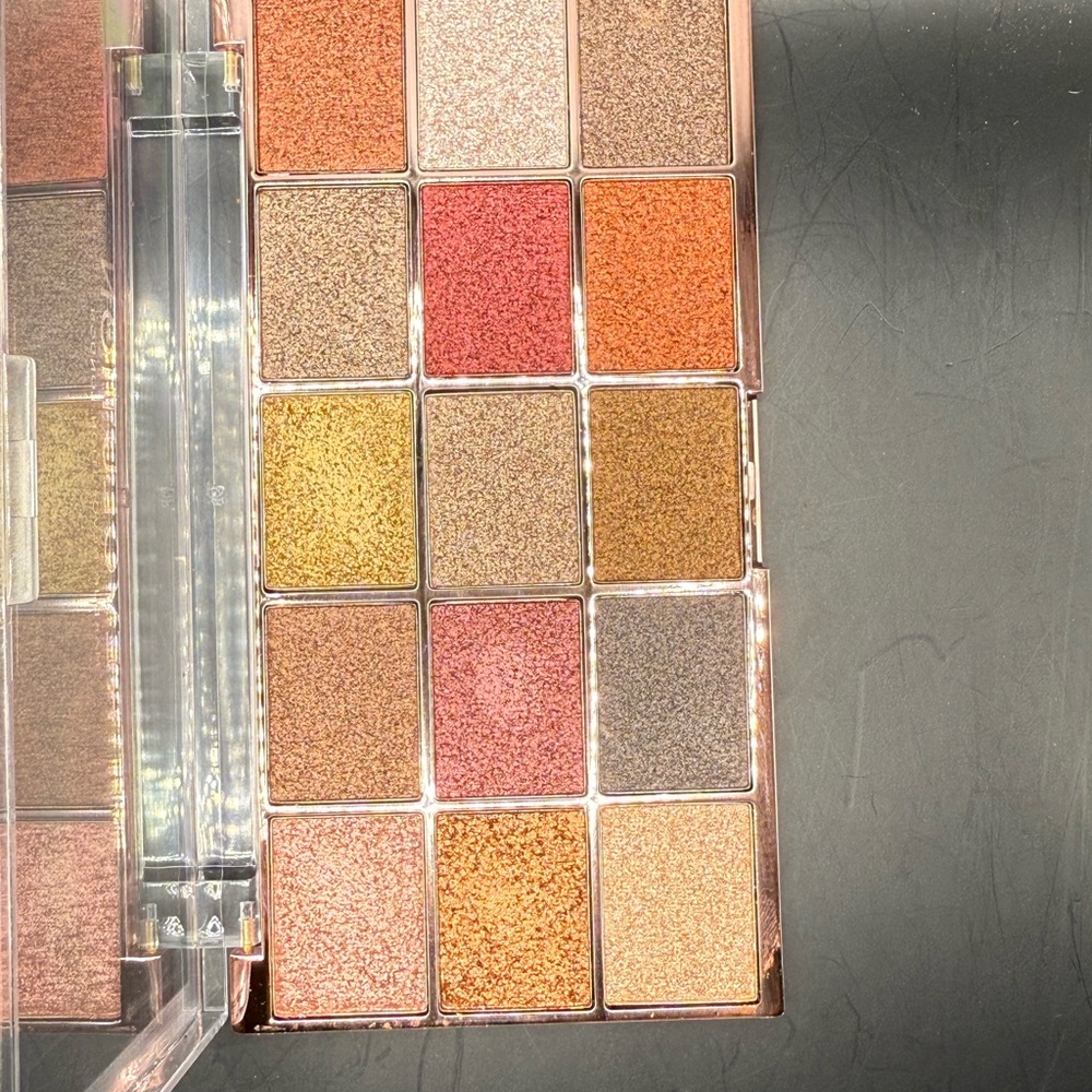 Revolution Pink and Orange Metallic Eyeshadow Palette